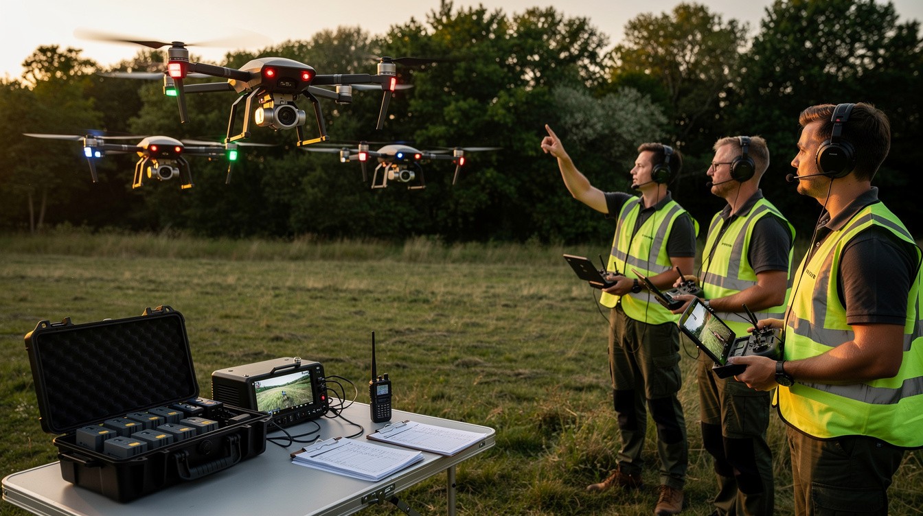 Coordinated Drone Search Plans: Streamlining Mission Execution