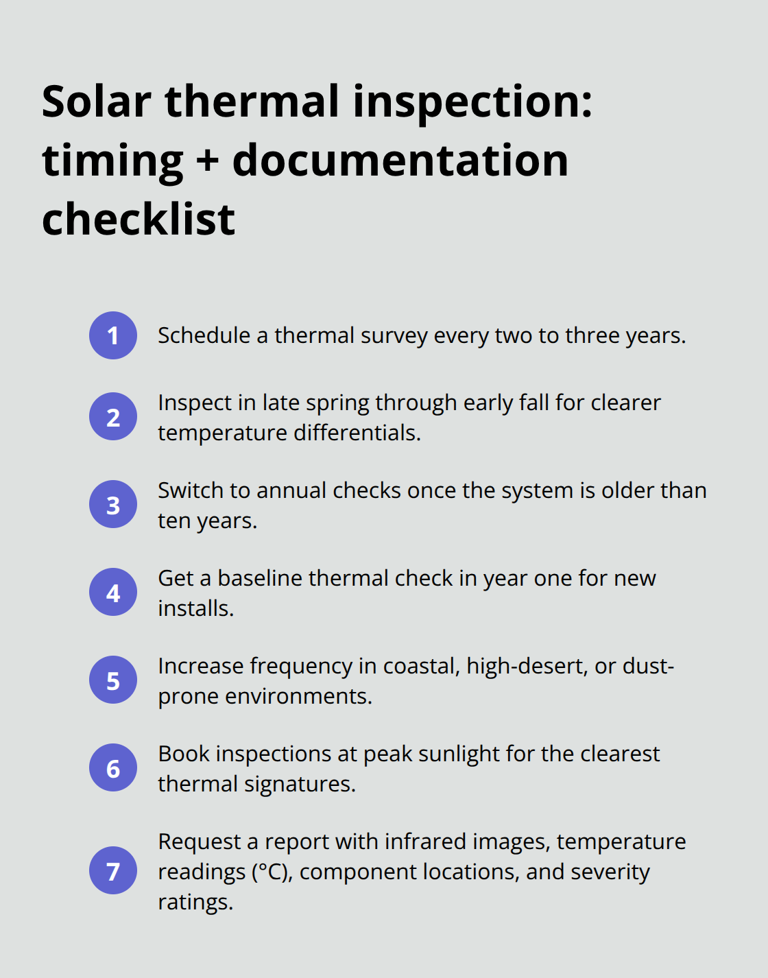 Actionable inspection cadence and reporting checklist for U.S. homeowners with residential solar - solar installation quality check