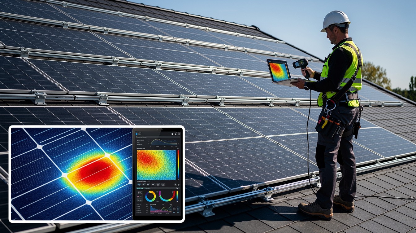 Rooftop Solar Inspection: Verifying Panel Health and Shading