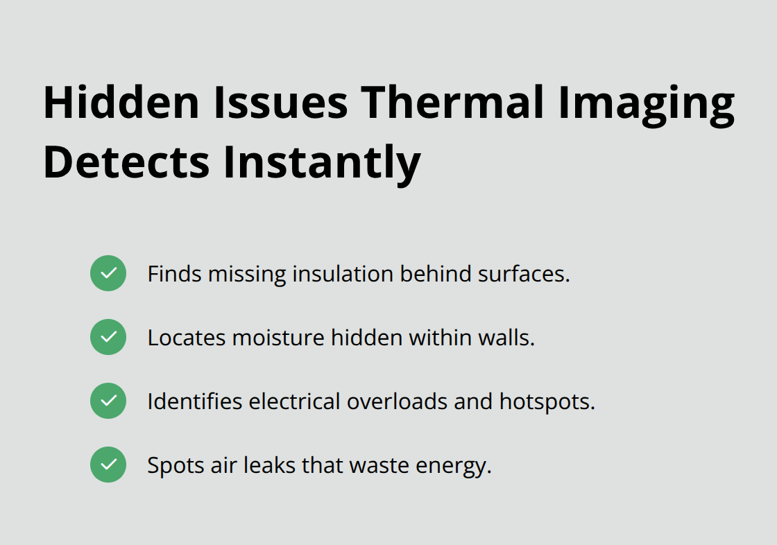 Common building problems revealed quickly by thermal cameras - Thermal image building survey